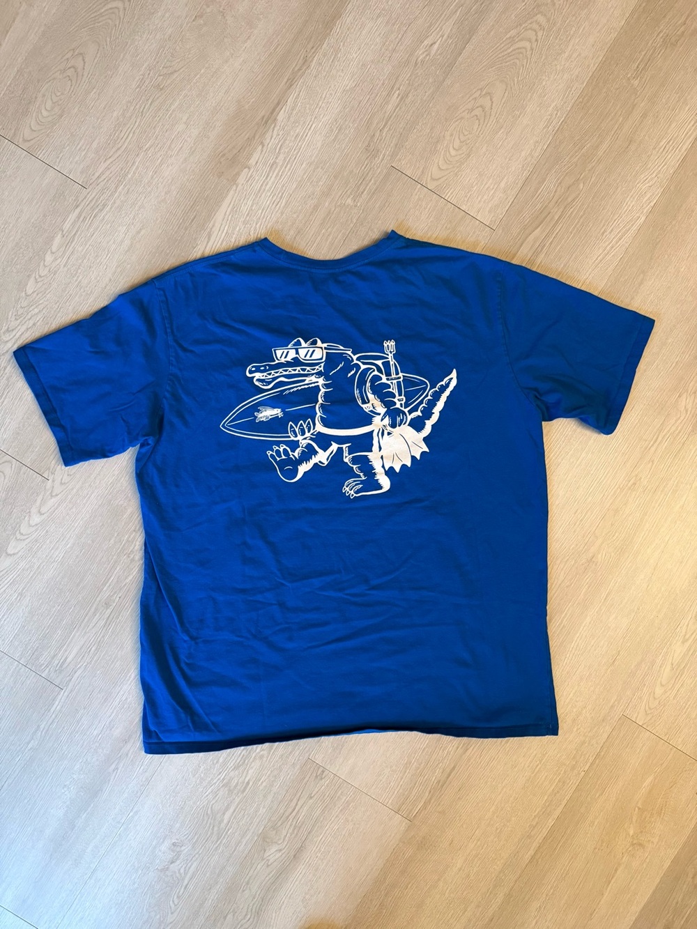 Patagonia Blue Shark Pocket Tee L
